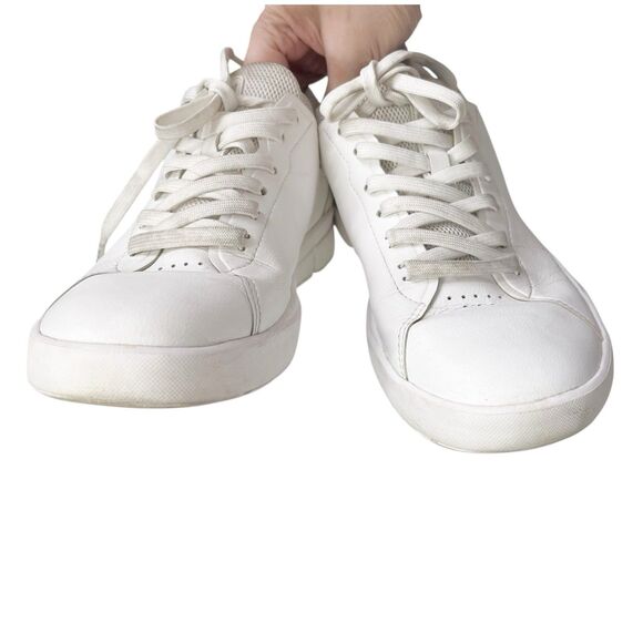 On The Roger Advantage Women's Size 9 White Tennis Shoes Mesh Faux Leather - Picture 9 of 13